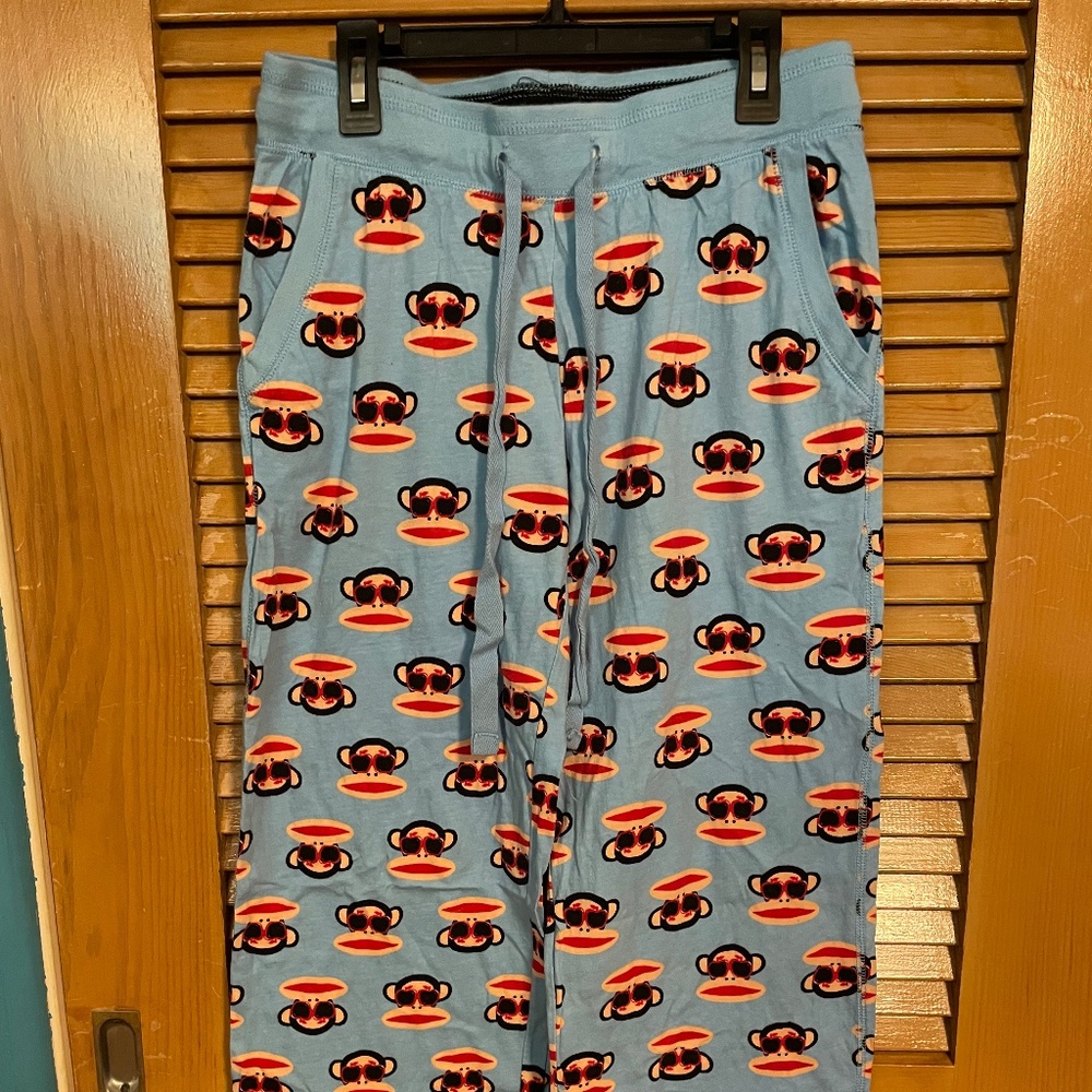 Paul Frank Women's Sweatpants Graphic Straight Leg Pants Size: M